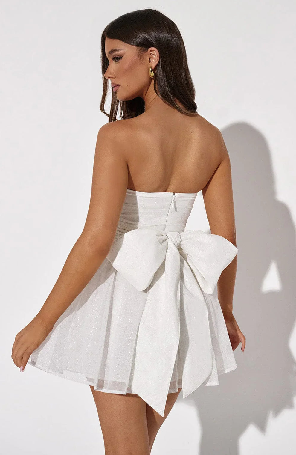 LAVIVE Bow Back Mini Dress