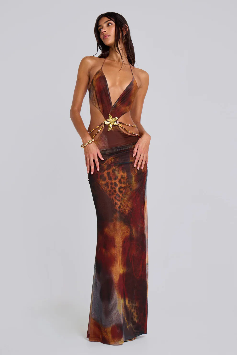 LAVIVE Jungle Maxi Dress