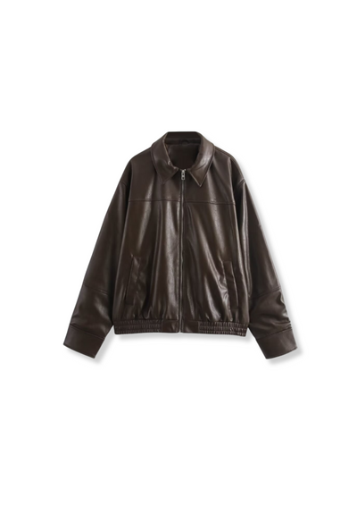 OVERSIZED LEATHER JACKET
