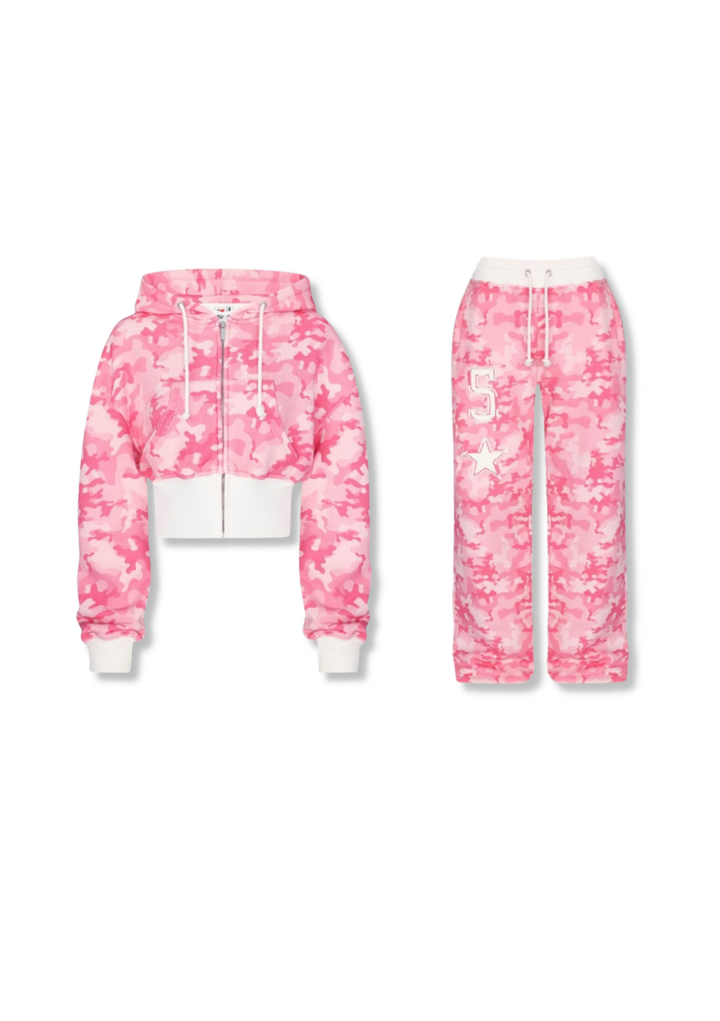 LAVIVE Baggy Cropped Tracksuit