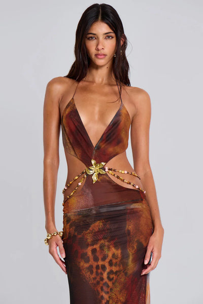 LAVIVE Jungle Maxi Dress