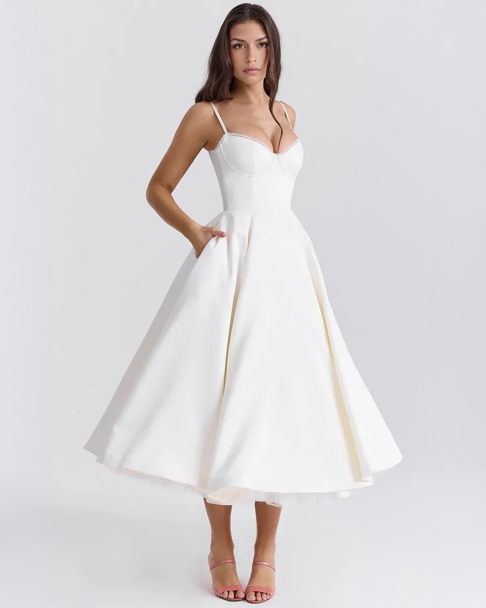 LAVIVE Arela Midi Dress