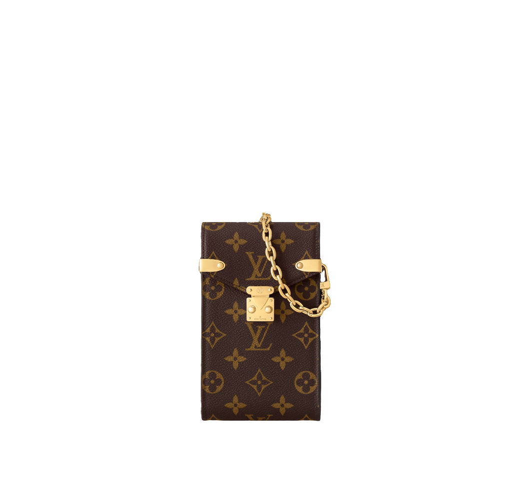 "Lou" Monogram Phone Pouch