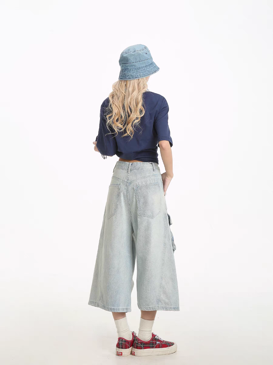 LAVIVE Oversized Culotte Pants