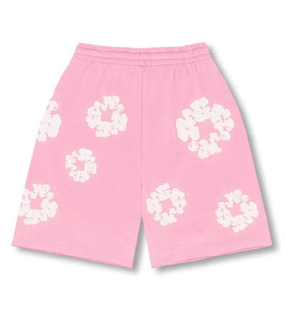 "FLOWER SHORTS" PINK