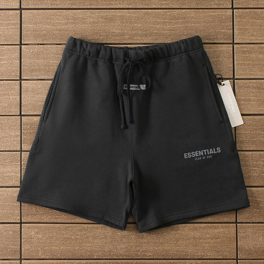 "ESSENCE" Shorts Black