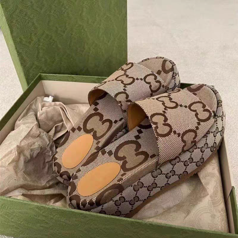 "Italian Luxury" Pantolette mit Plateausohle