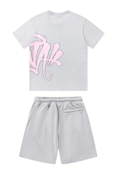 "Graffiti" Summer Set Grey Pink