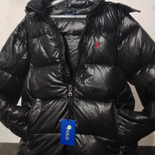 "POLO" Shiny Puffer Jacket