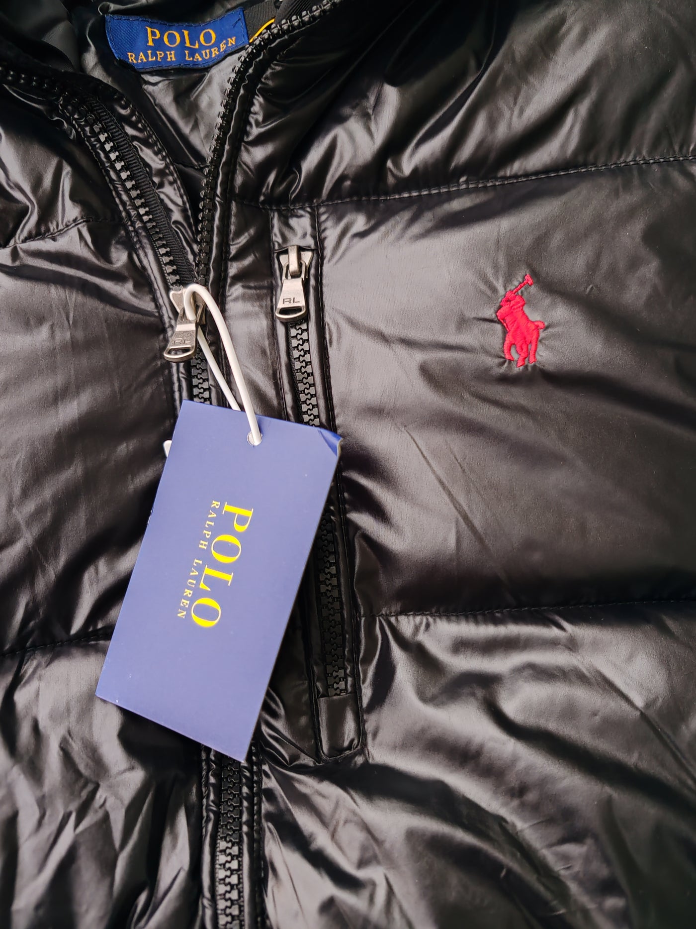 "POLO" Shiny Puffer Jacket