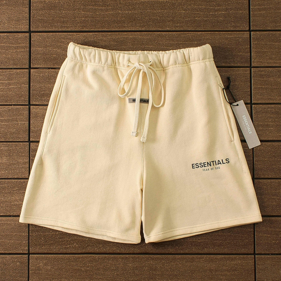 "ESSENCE" Shorts Beige