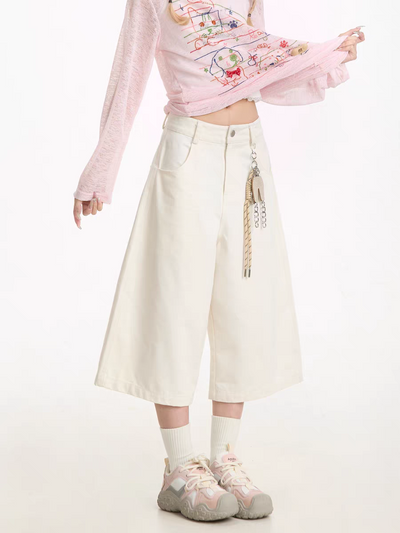 LAVIVE Oversized Culotte Pants