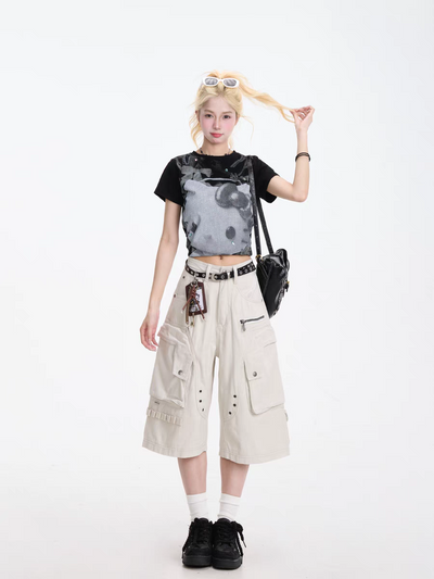 LAVIVE Oversized Culotte Pants